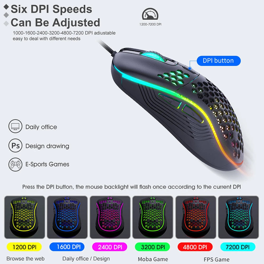 USB Wired Ultra Fast Gaming Mouse