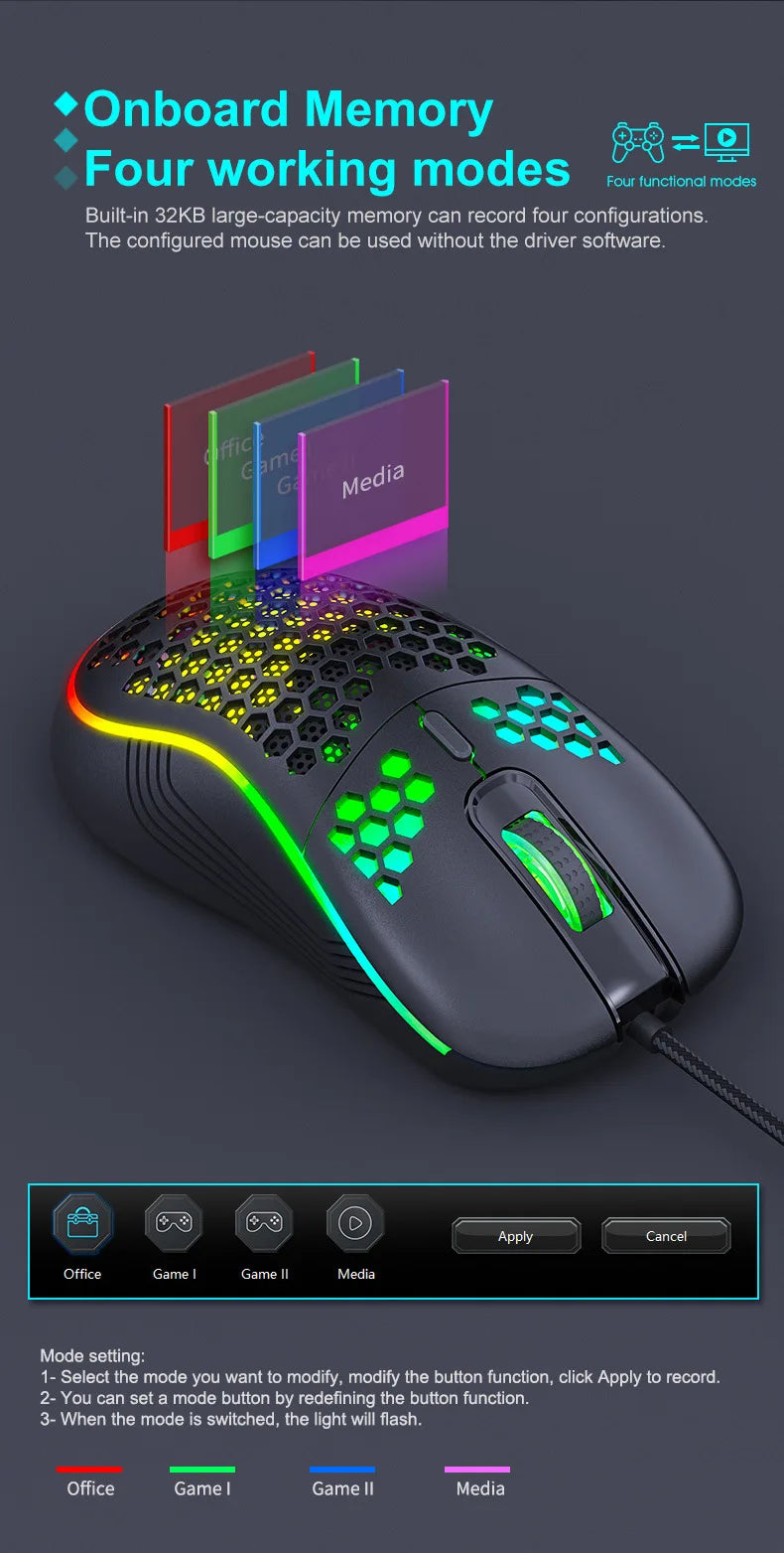USB Wired Ultra Fast Gaming Mouse