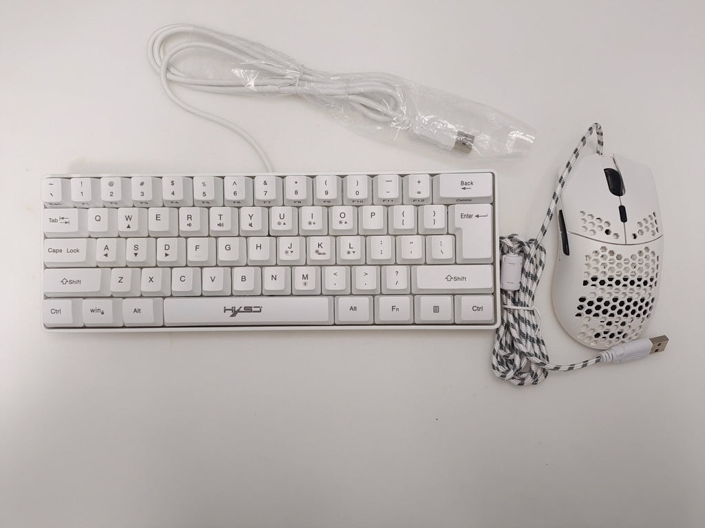 60% Ultra Fast Gaming Keyboard and Mouse With Customizable LED Lights