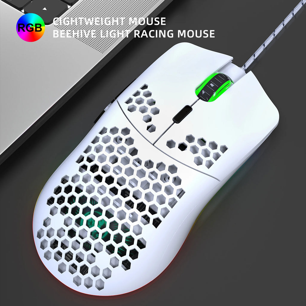 60% Ultra Fast Gaming Keyboard and Mouse With Customizable LED Lights