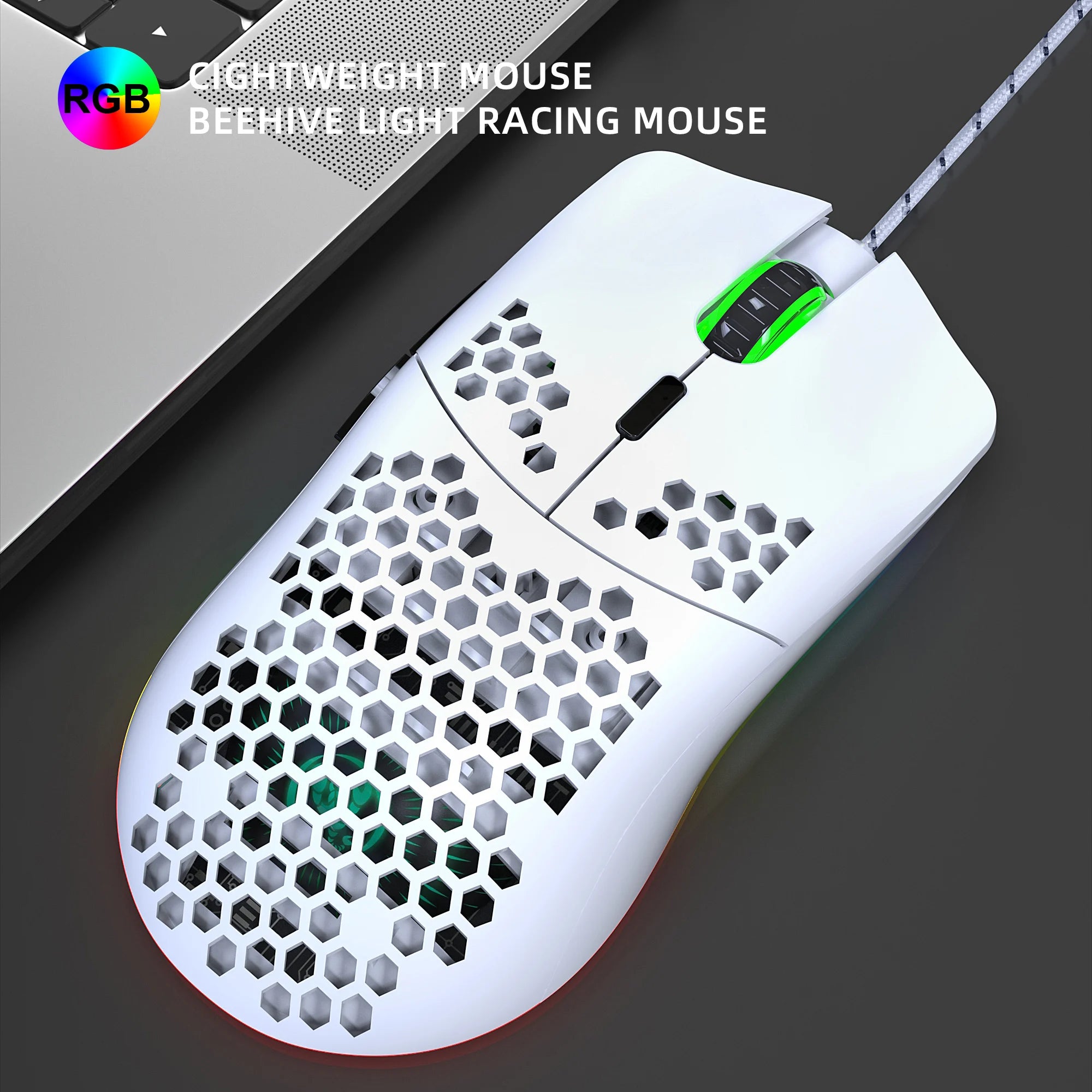 60% Ultra Fast Gaming Keyboard and Mouse With Customizable LED Lights