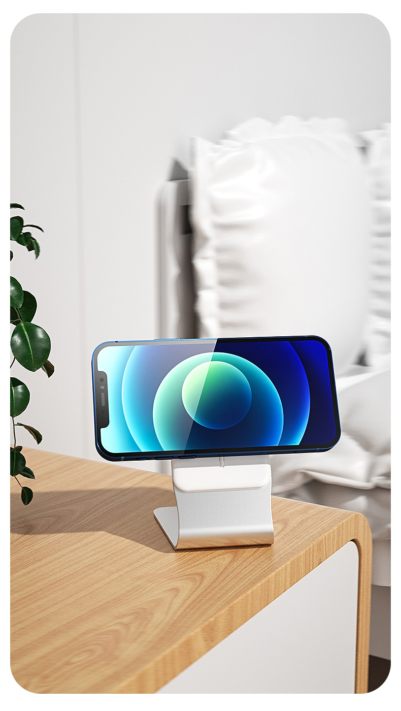 Wireless Fast Charging Desktop Stand for Mobile Phones
